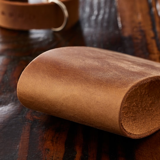 Natural Genuine Leather Trim Piece by ArtMinds™